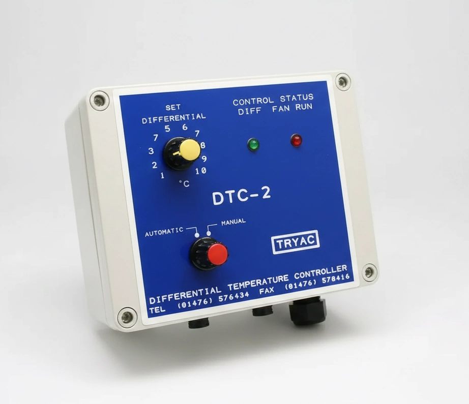 Tryac grain cooling control panel